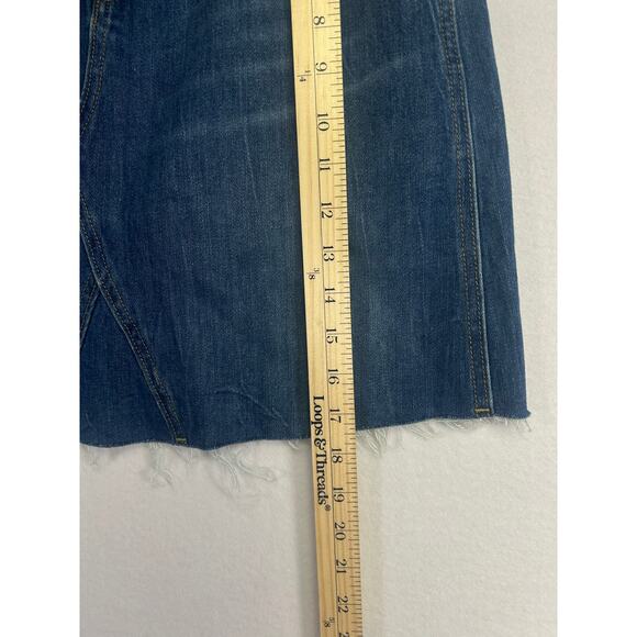 Woman's Western 90s Festival Denim Skirt - Casual Vintage‎ Size 4 - Picture 7 of 9